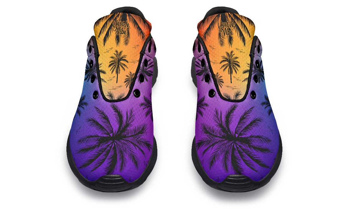 Chilling With Colors Palm Trees