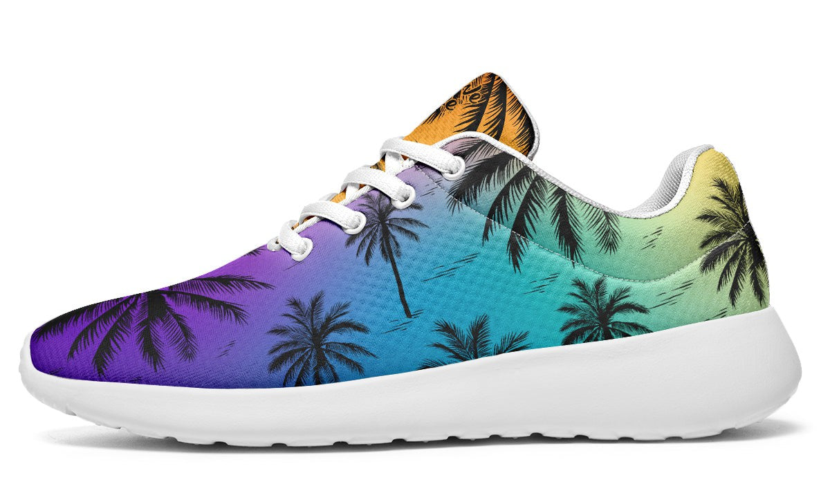 Chilling With Colors Palm Trees