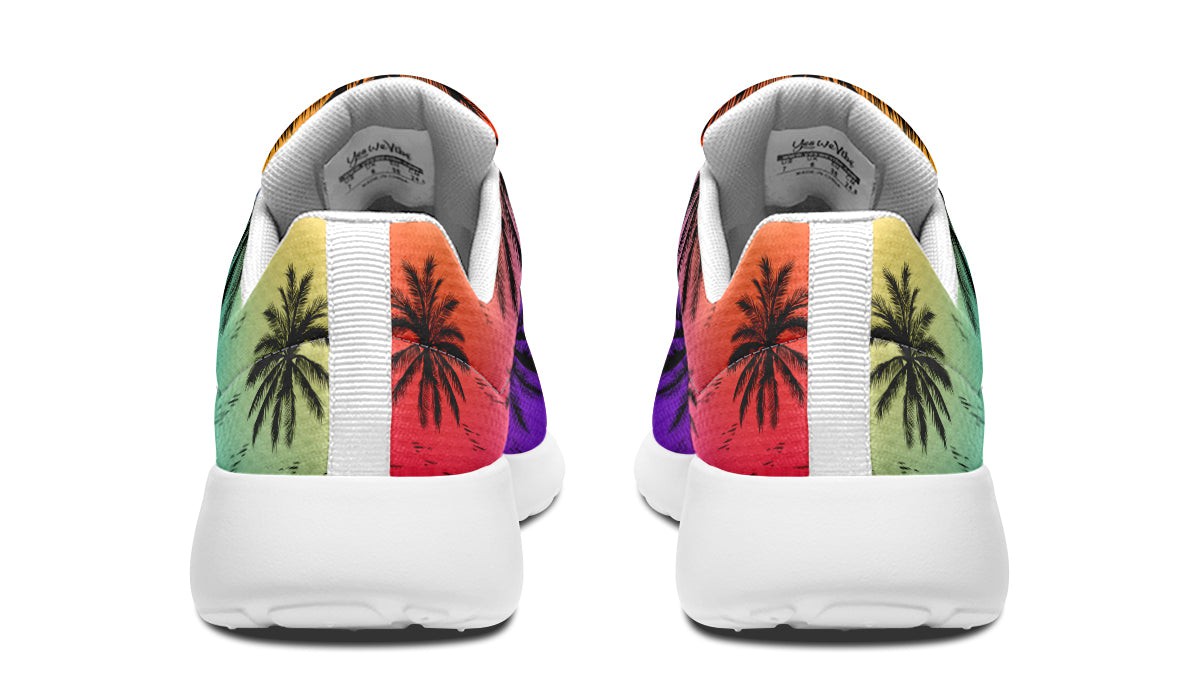 Chilling With Colors Palm Trees