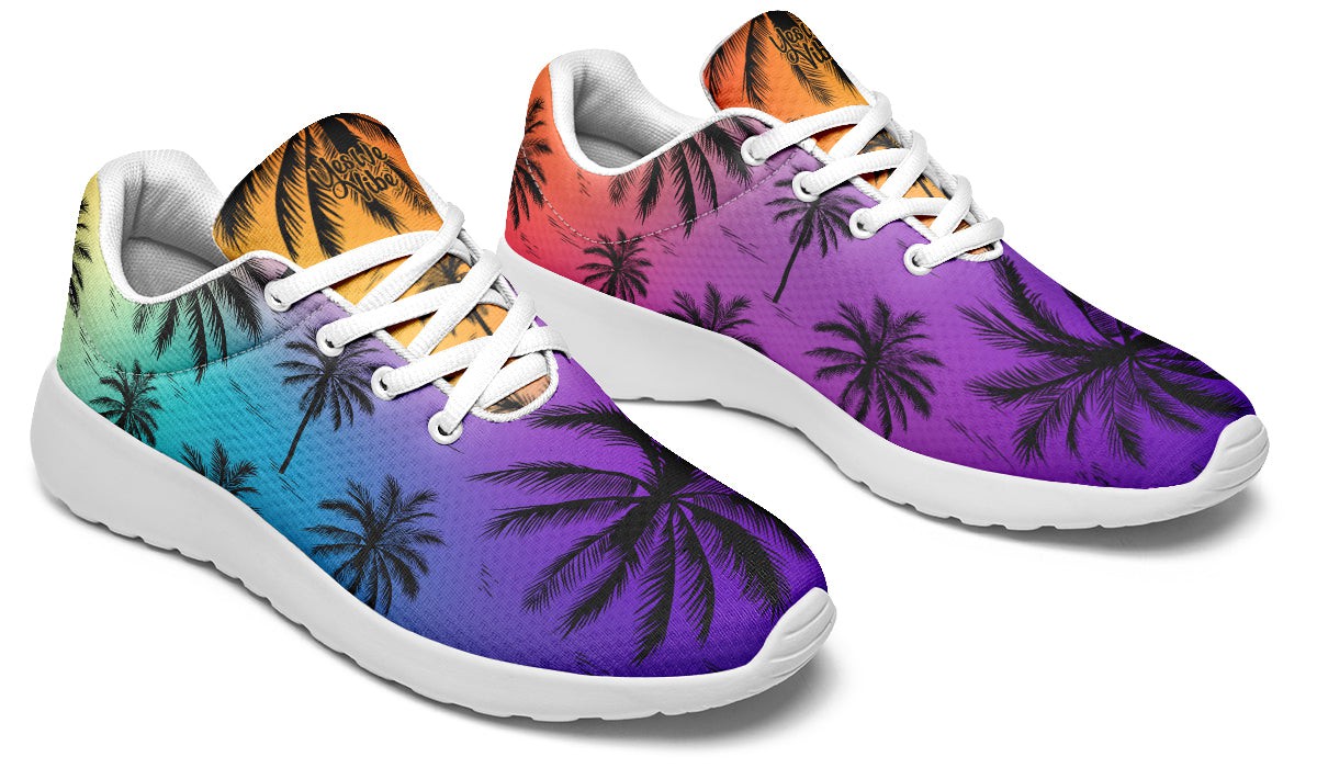 Chilling With Colors Palm Trees