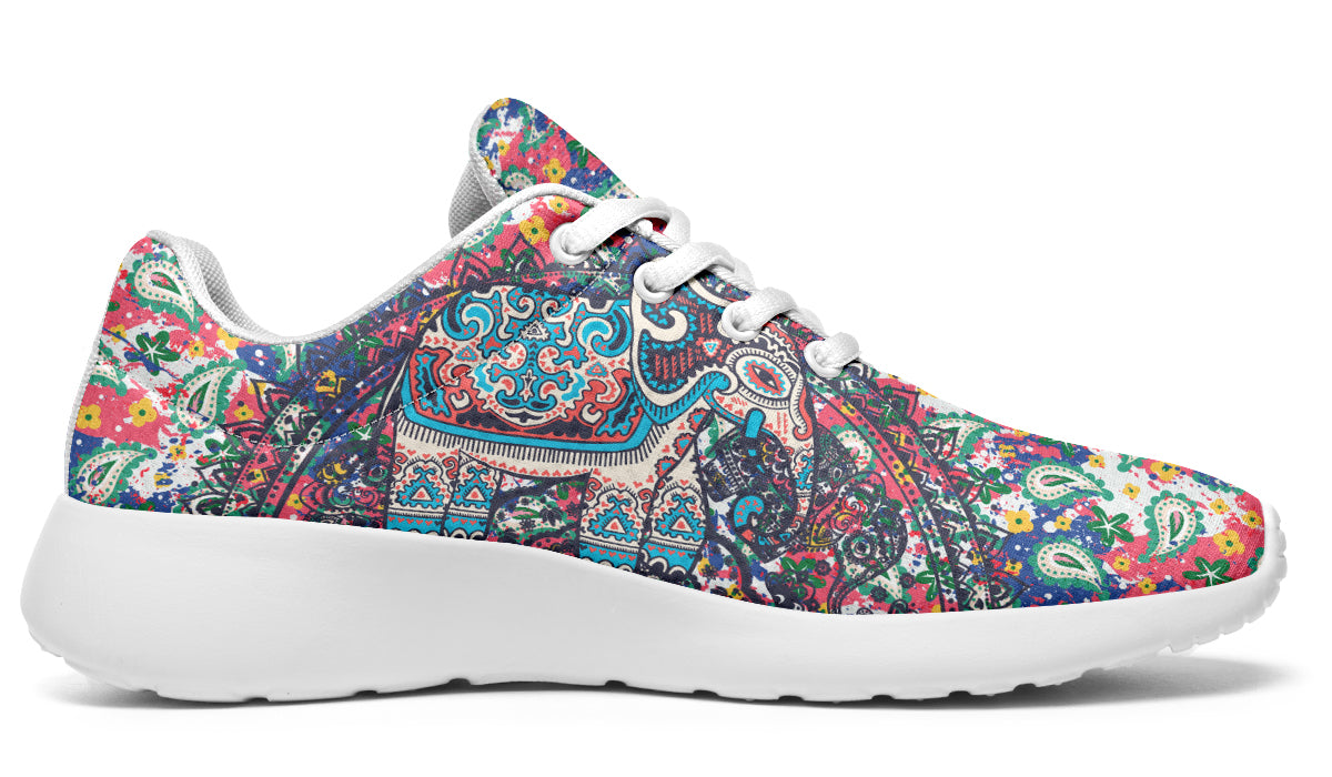 Colorful Elephant With Paisley Pattern