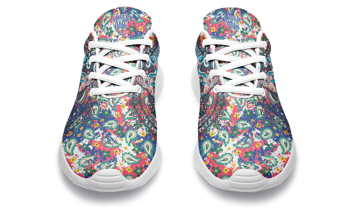 Colorful Elephant With Paisley Pattern