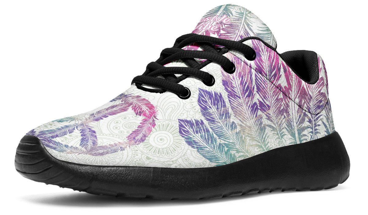 Colorful Feather Purple