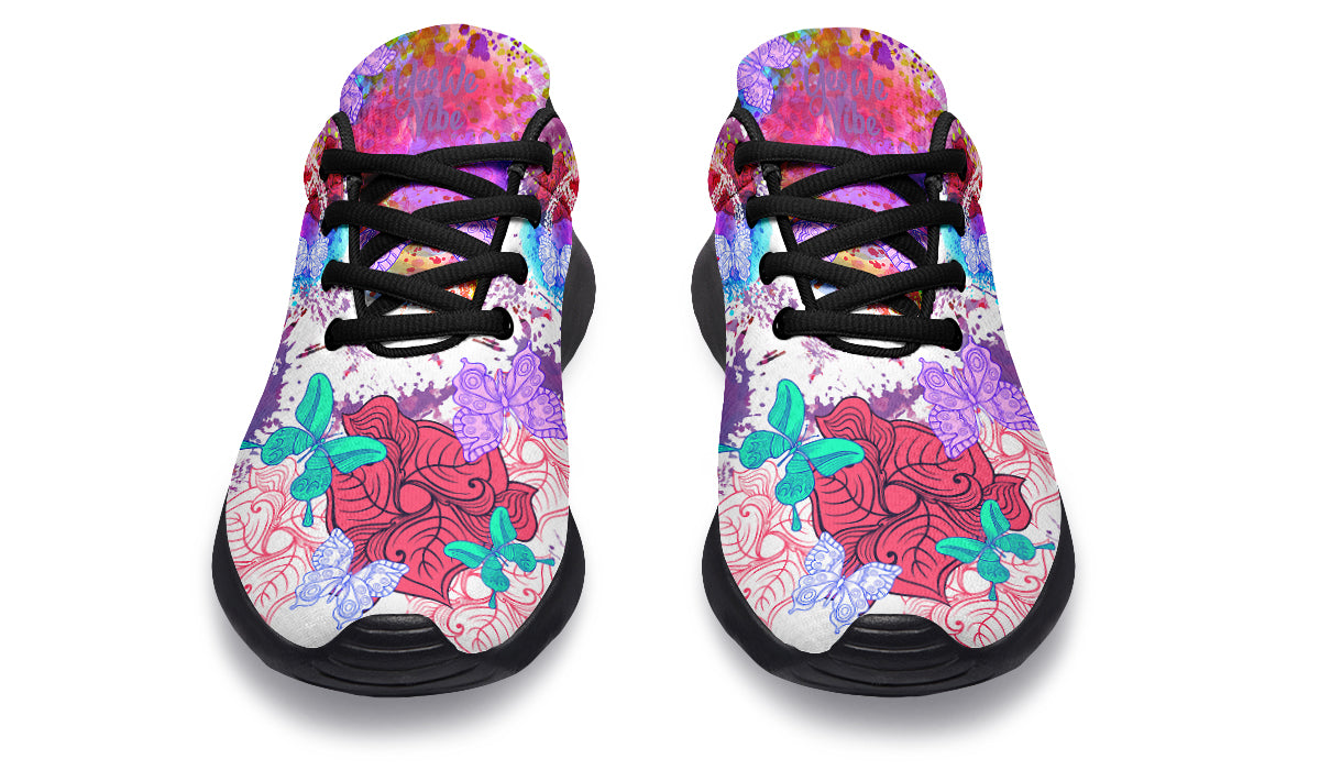 Colorful Peace And Butterflies