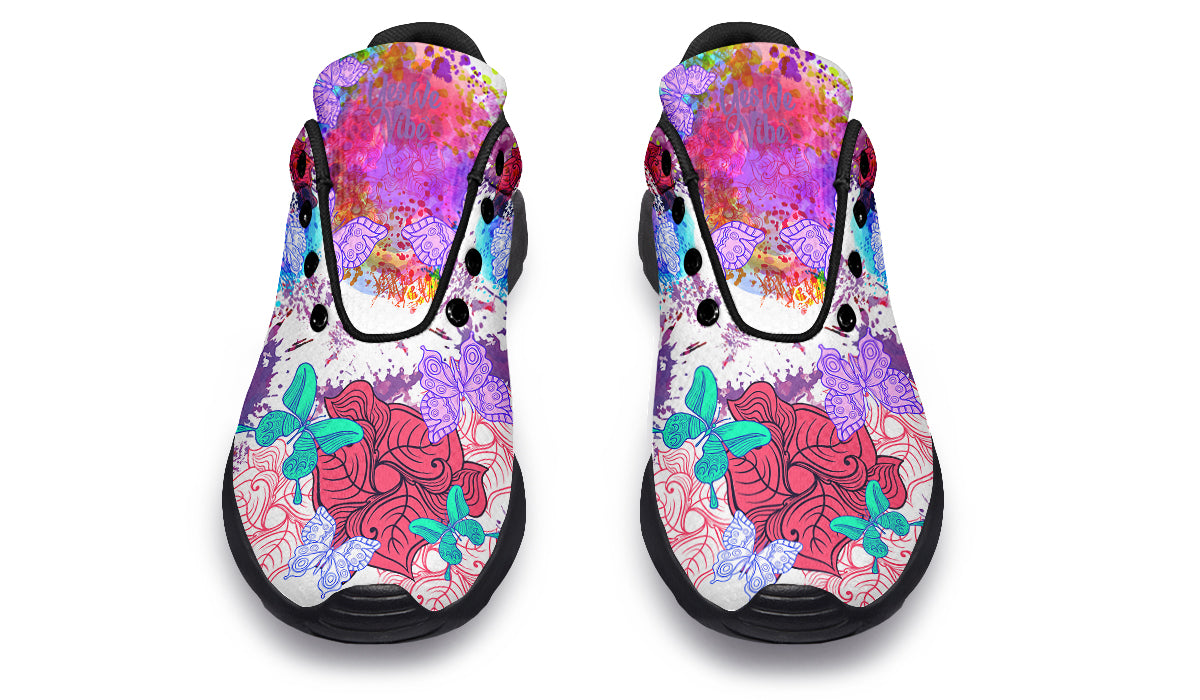 Colorful Peace And Butterflies