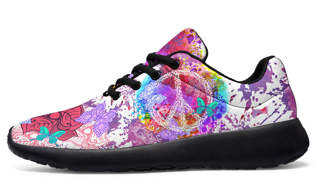 Colorful Peace And Butterflies
