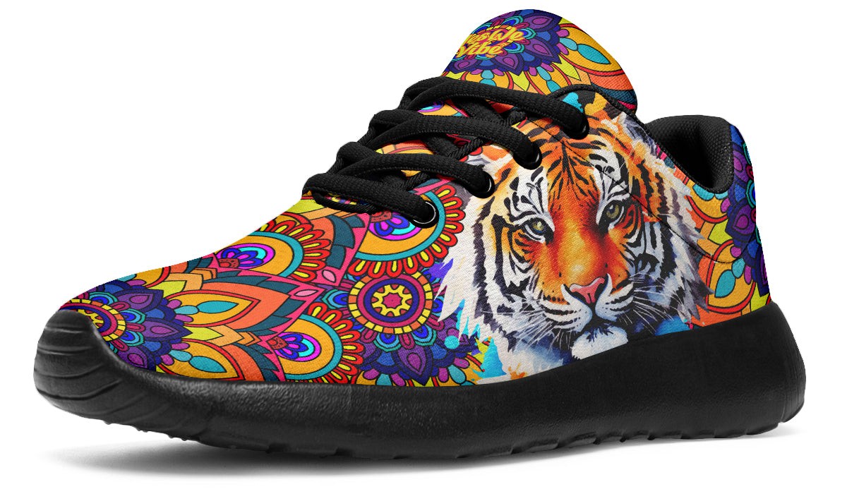 Colorful Tiger And Mandala
