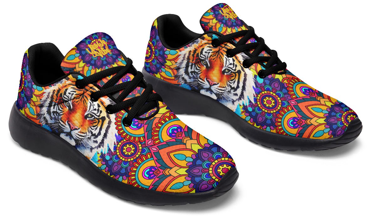 Colorful Tiger And Mandala