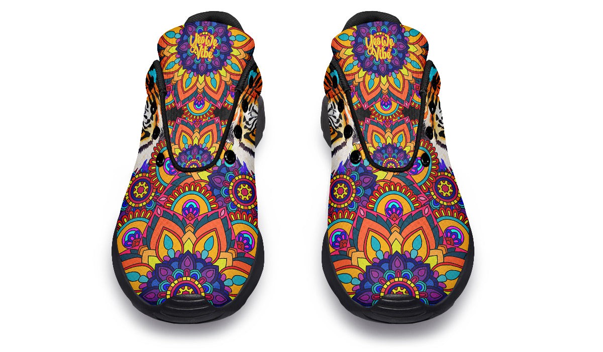 Colorful Tiger And Mandala