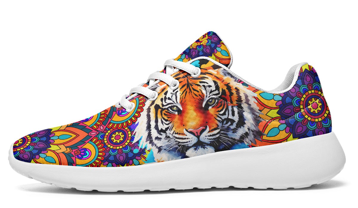 Colorful Tiger And Mandala