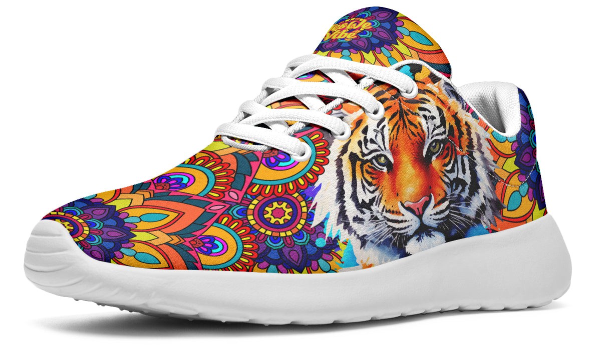 Colorful Tiger And Mandala