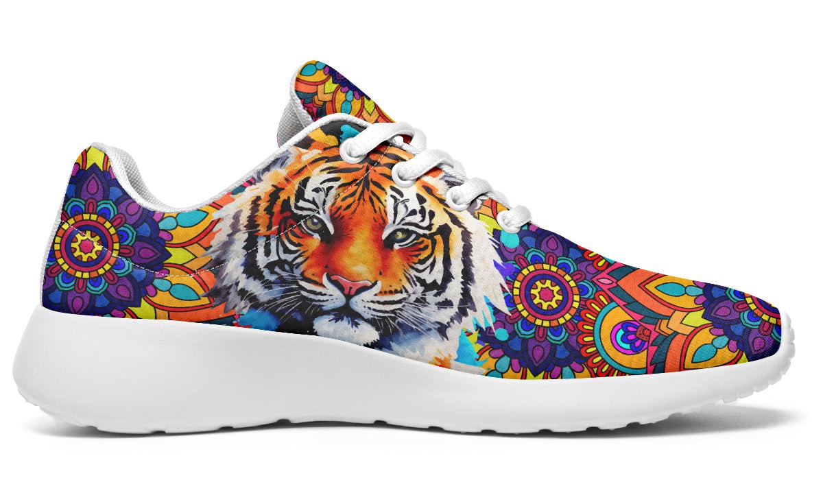 Colorful Tiger And Mandala