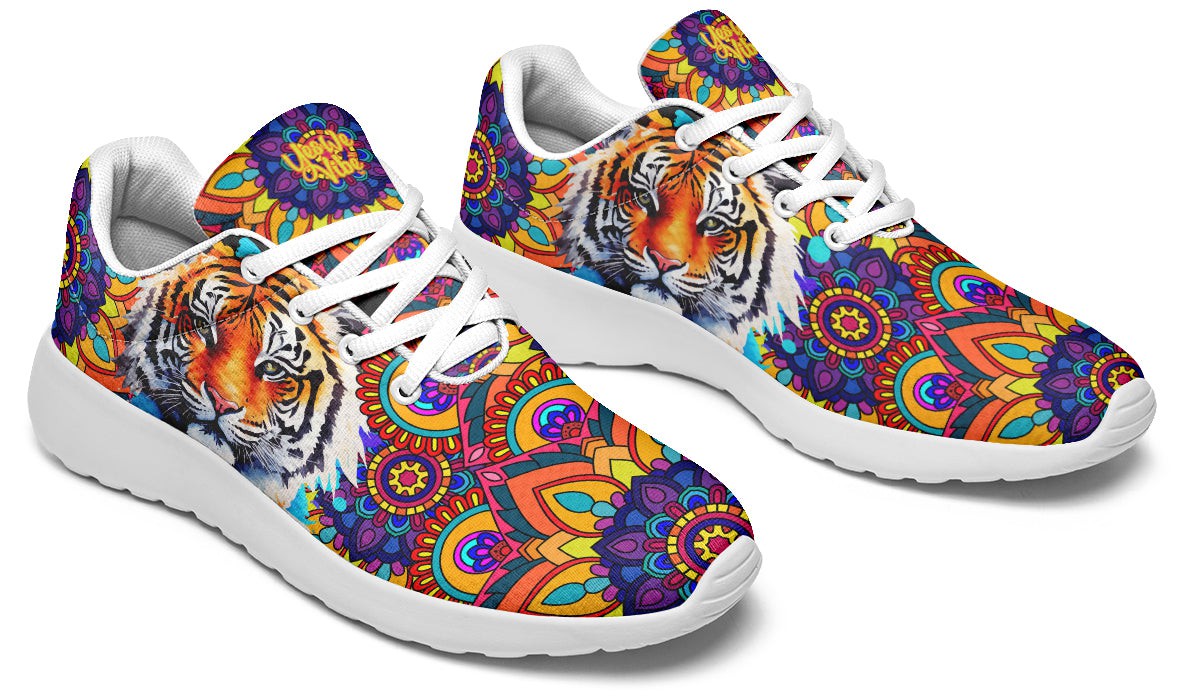 Colorful Tiger And Mandala
