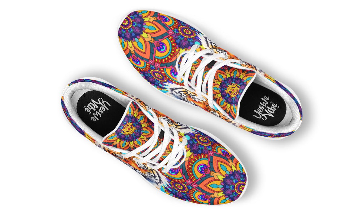 Colorful Tiger And Mandala