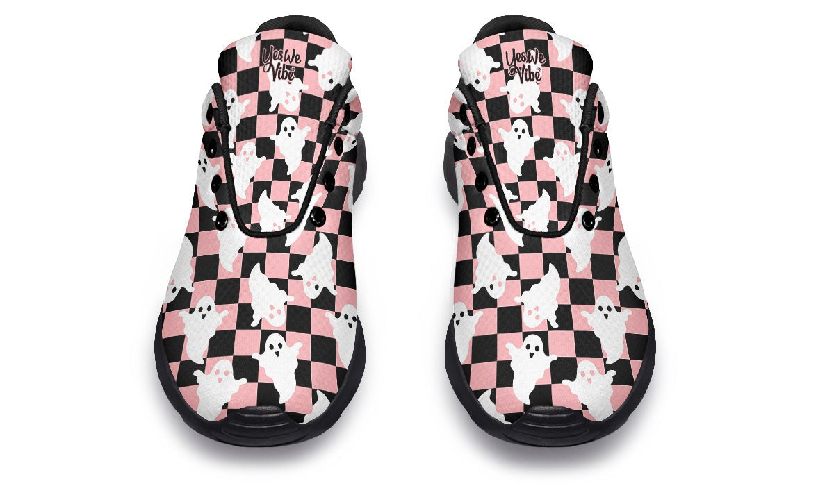 Cute Ghost Checkered