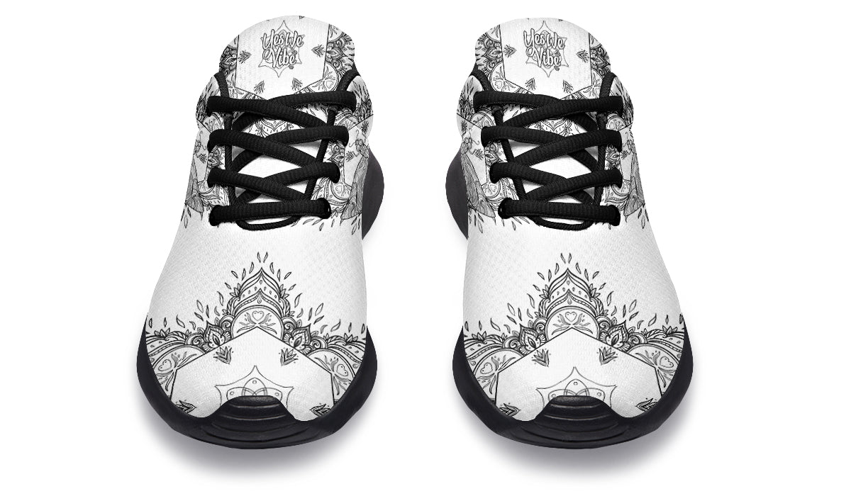 Dragonfly Mandala Black And White