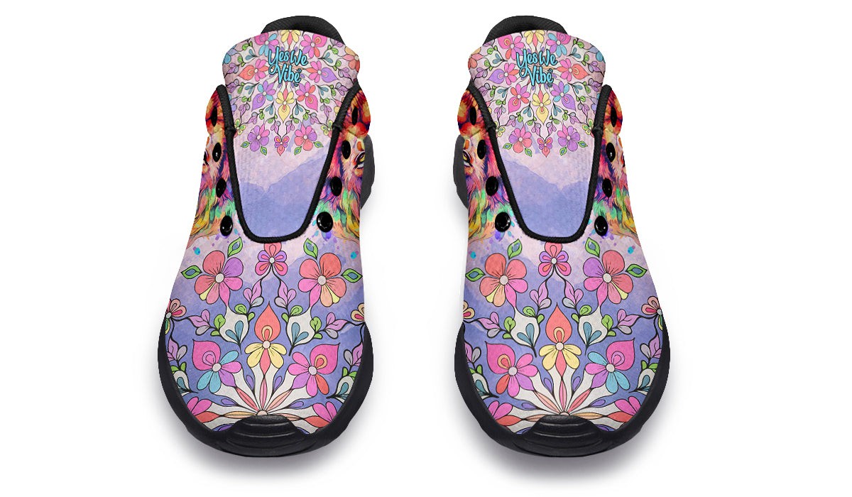 Flowers Mandala Lion