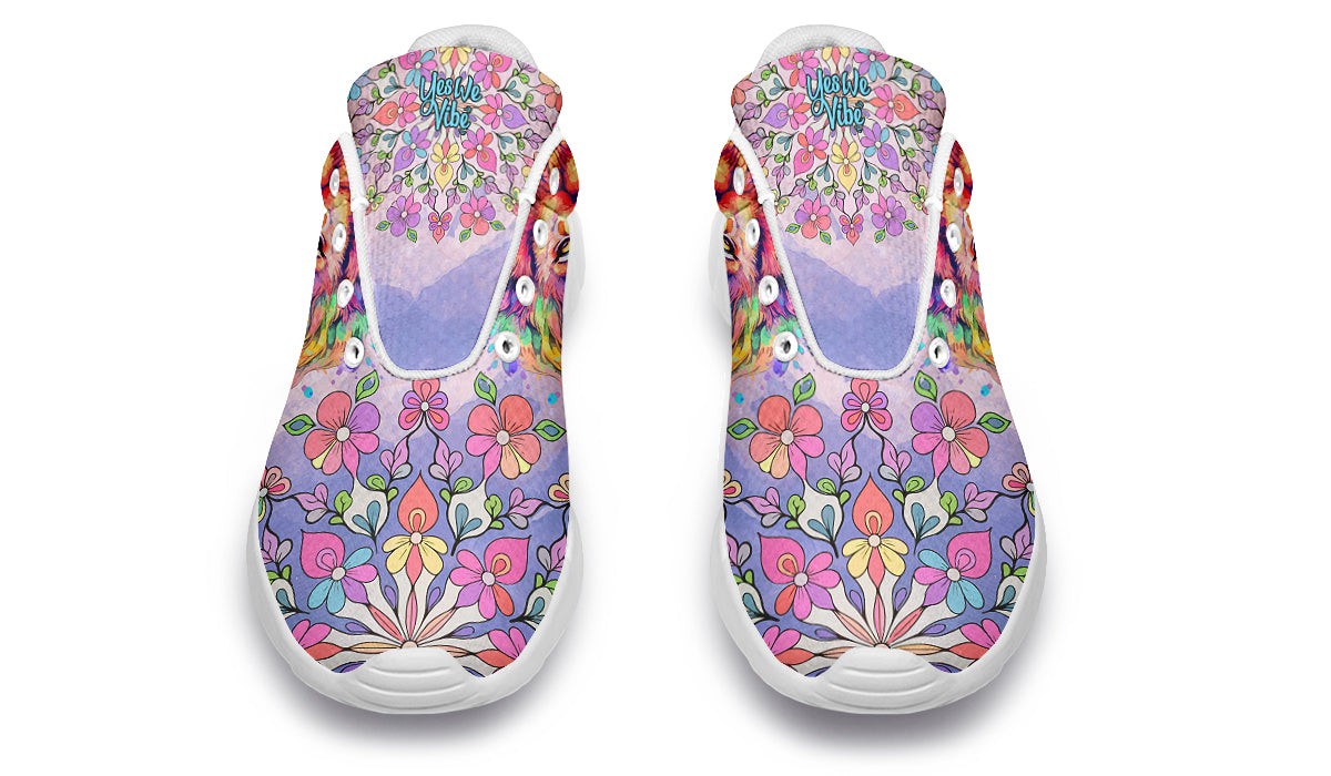 Flowers Mandala Lion