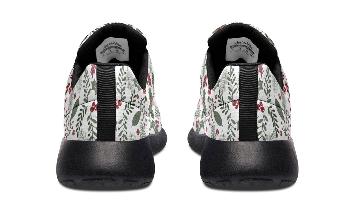 Fir Cone Holly Leaves And Berries