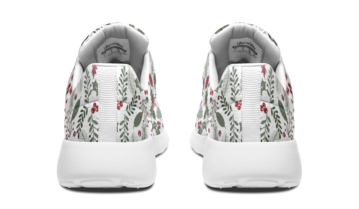 Fir Cone Holly Leaves And Berries