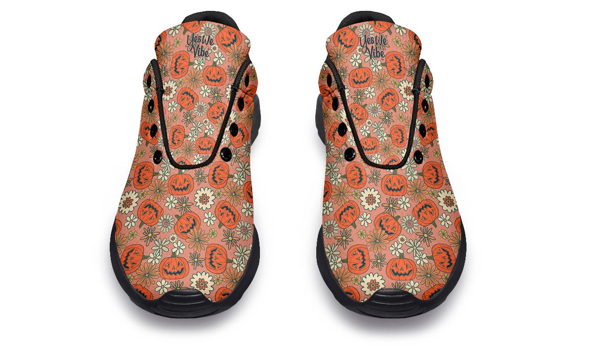 Floral Jack O Lantern