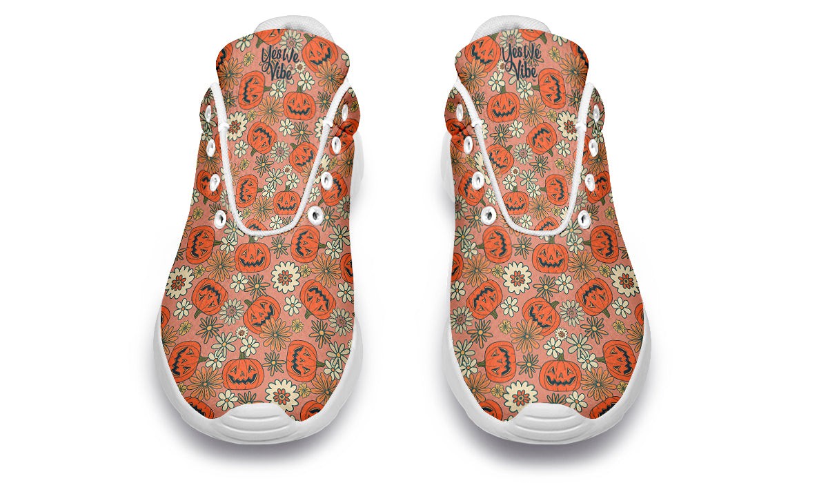 Floral Jack O Lantern