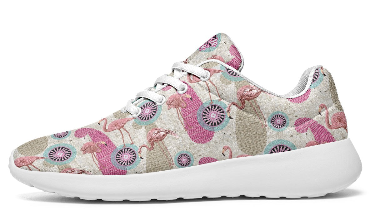 Floral Pattern Flamingo