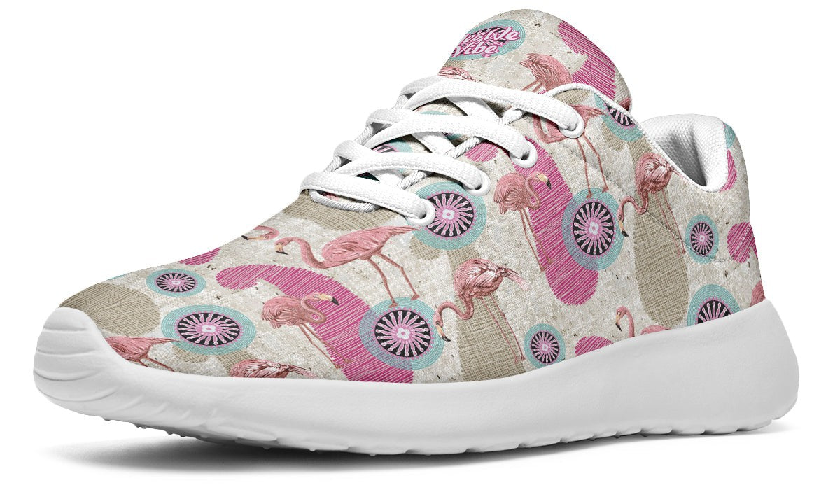 Floral Pattern Flamingo