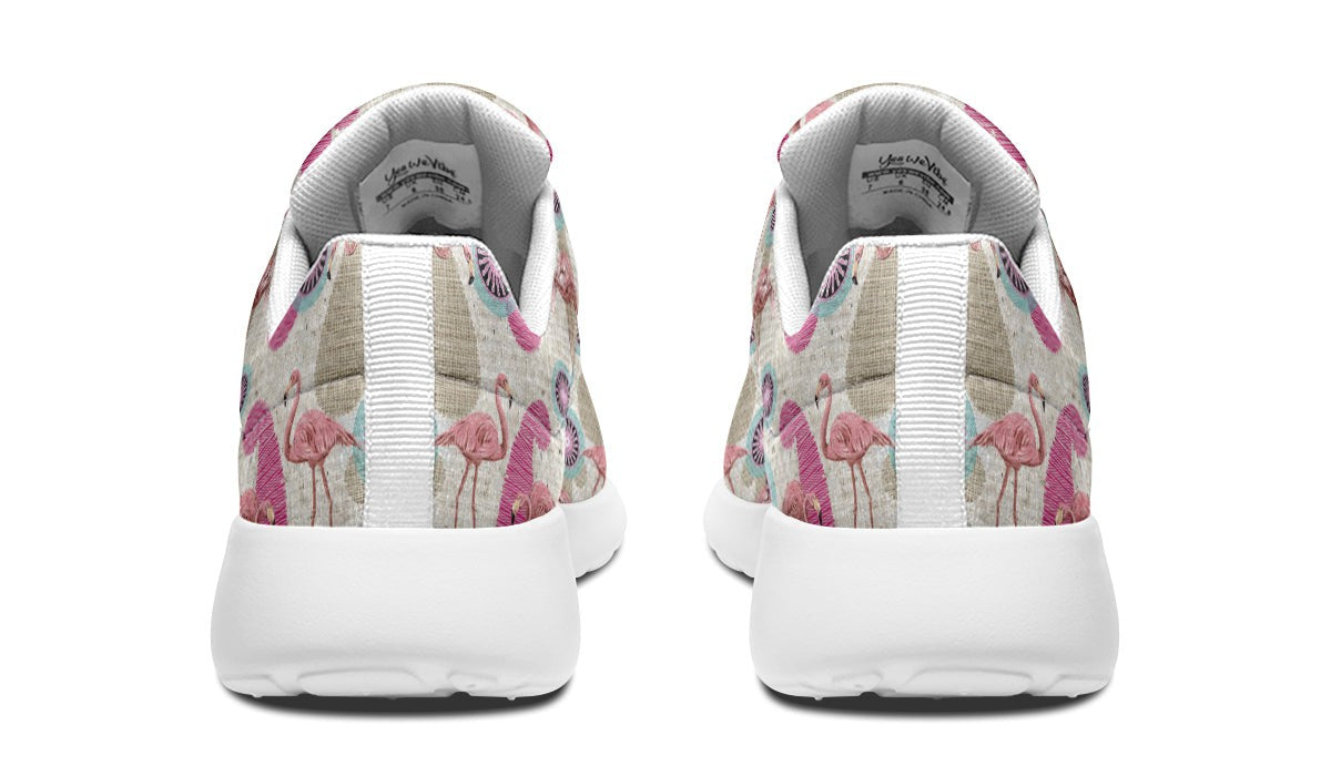 Floral Pattern Flamingo