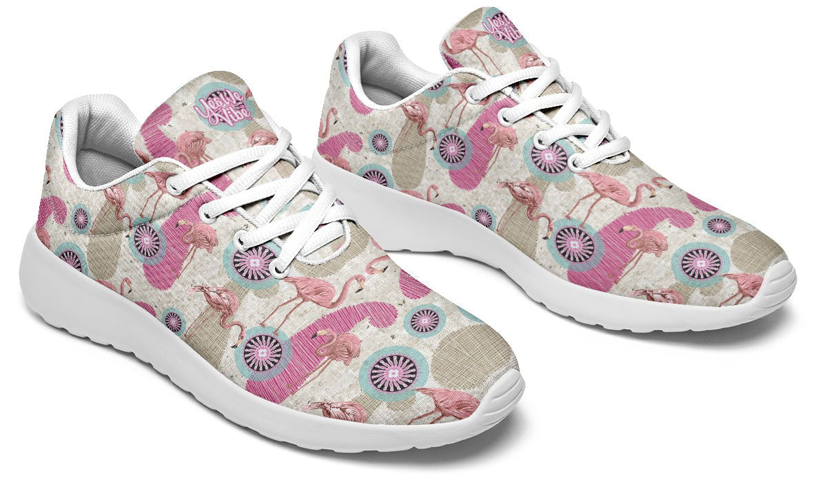 Floral Pattern Flamingo