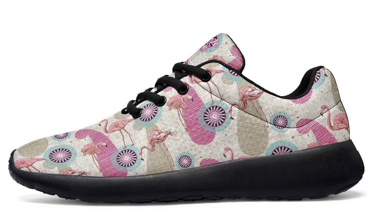 Floral Pattern Flamingo