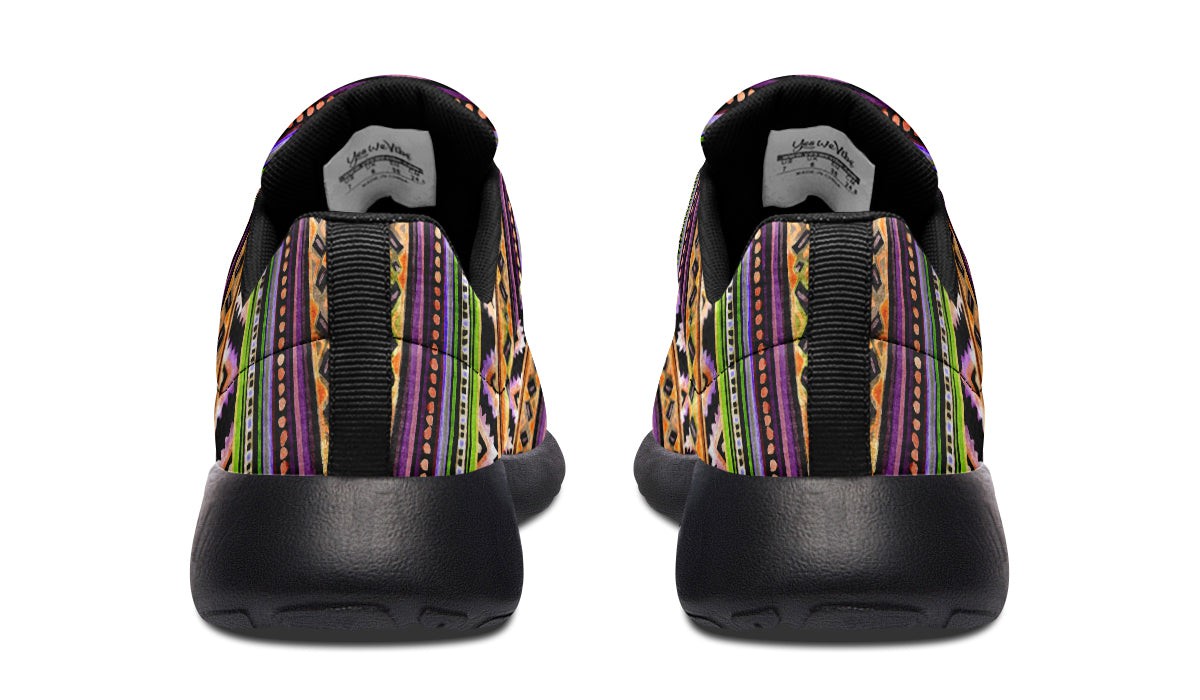 Folk Stripes And Triangles Tribal