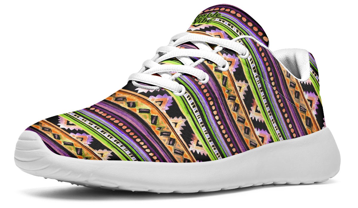 Folk Stripes And Triangles Tribal