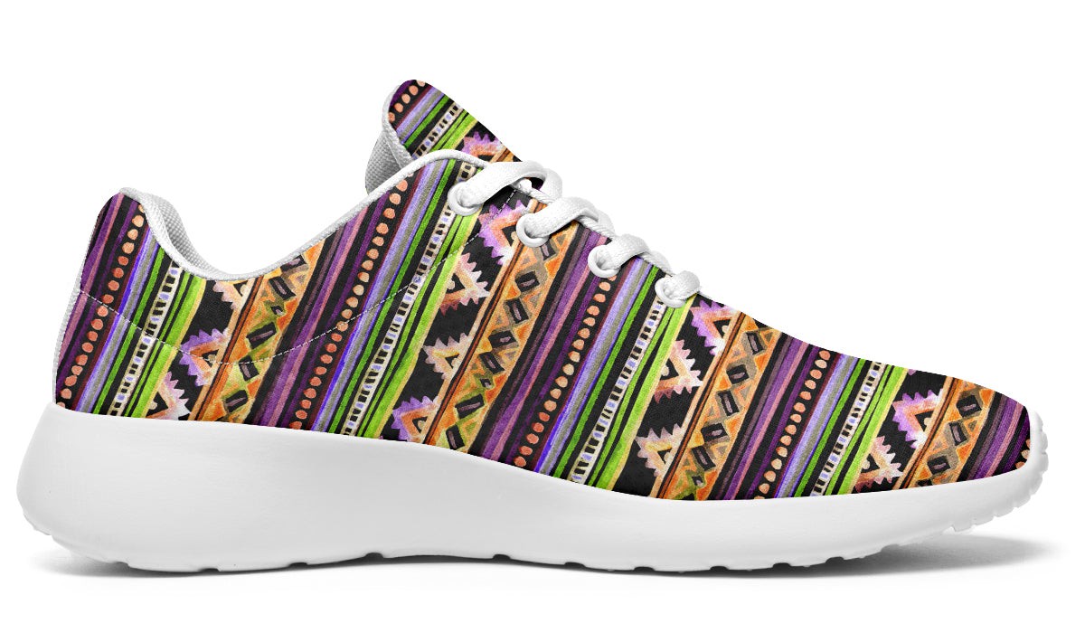 Folk Stripes And Triangles Tribal