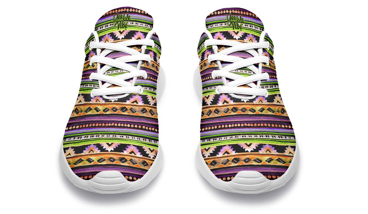 Folk Stripes And Triangles Tribal