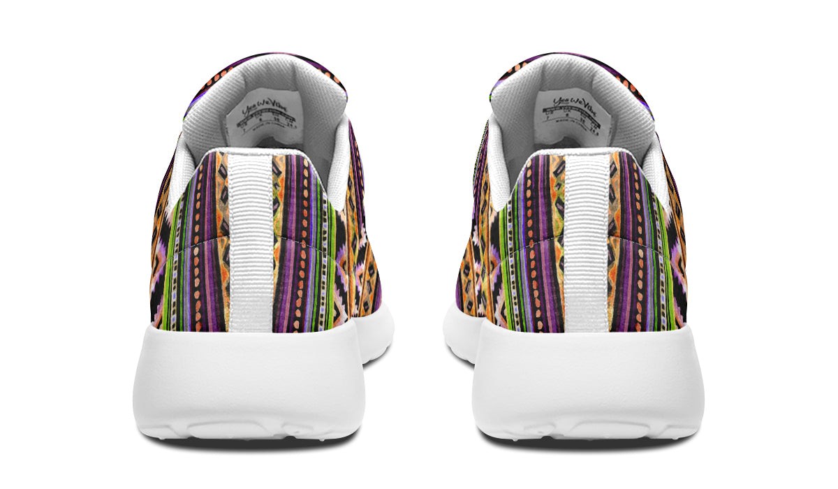 Folk Stripes And Triangles Tribal