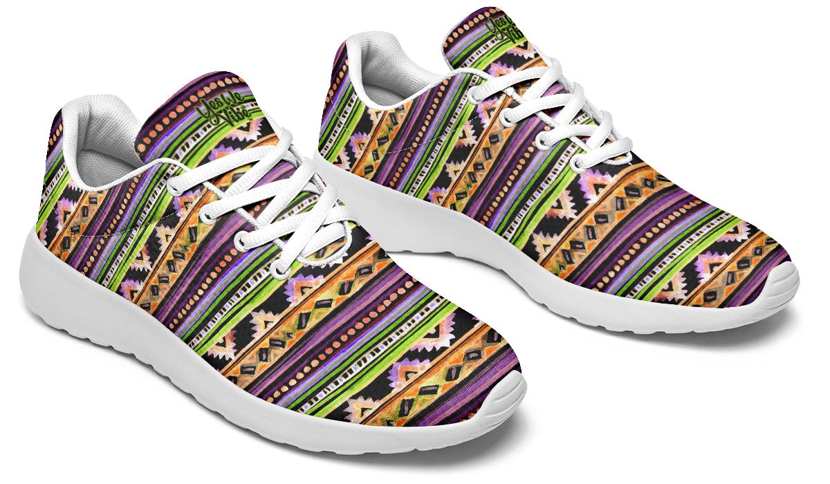 Folk Stripes And Triangles Tribal