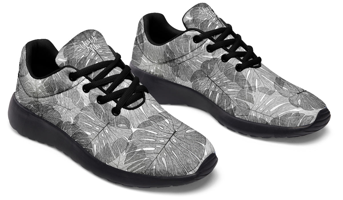 Grey Palm Leaves