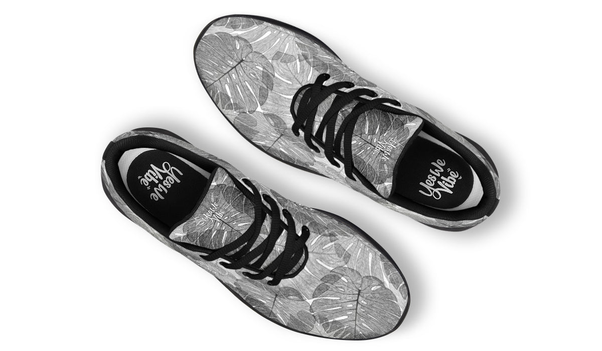 Grey Palm Leaves
