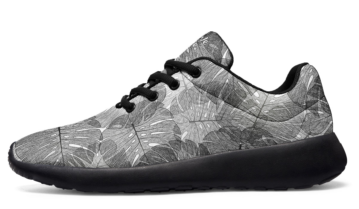 Grey Palm Leaves