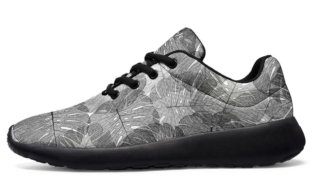 Grey Palm Leaves