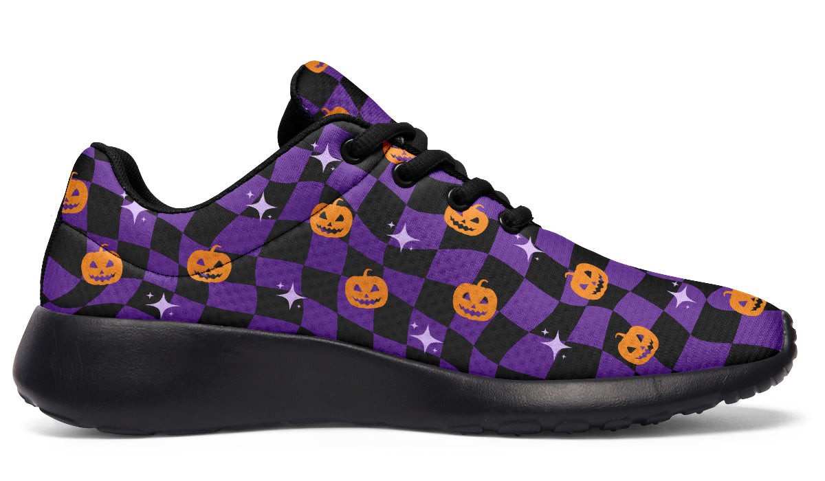 Halloween Distorted Checkered