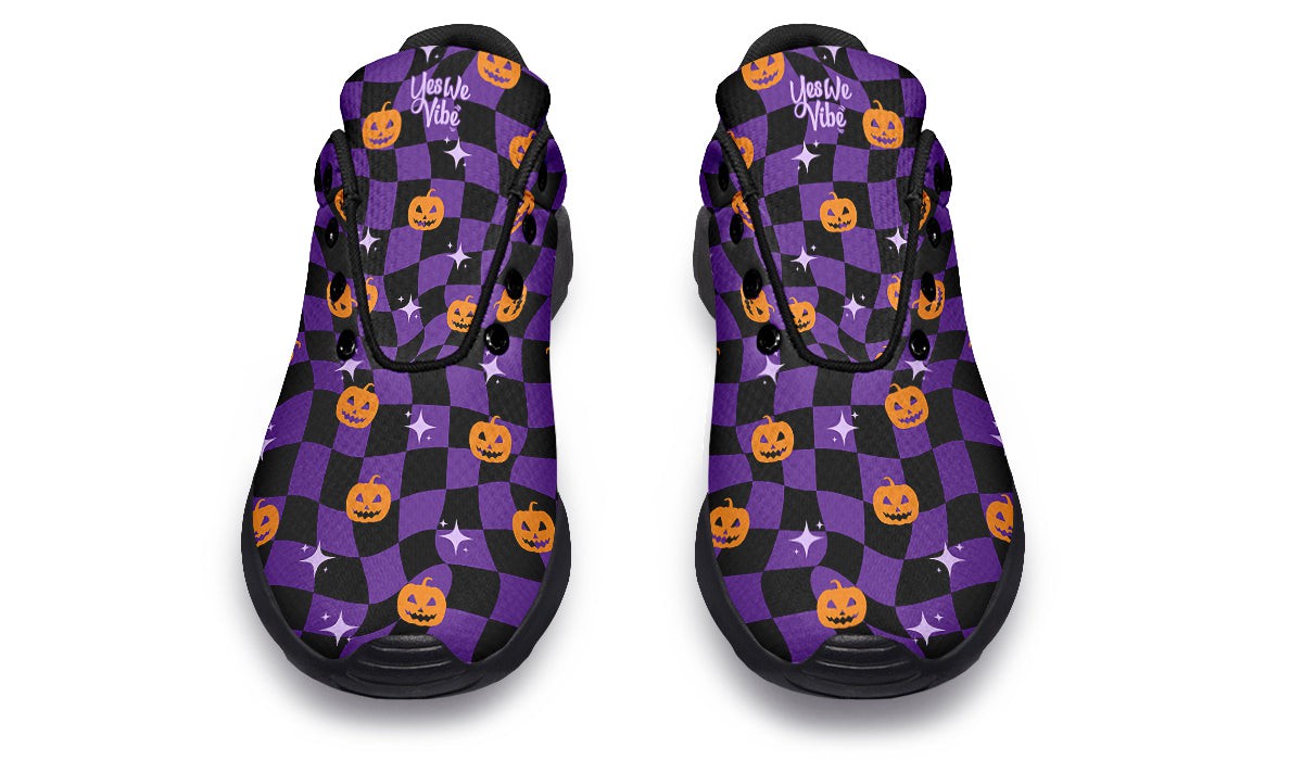 Halloween Distorted Checkered
