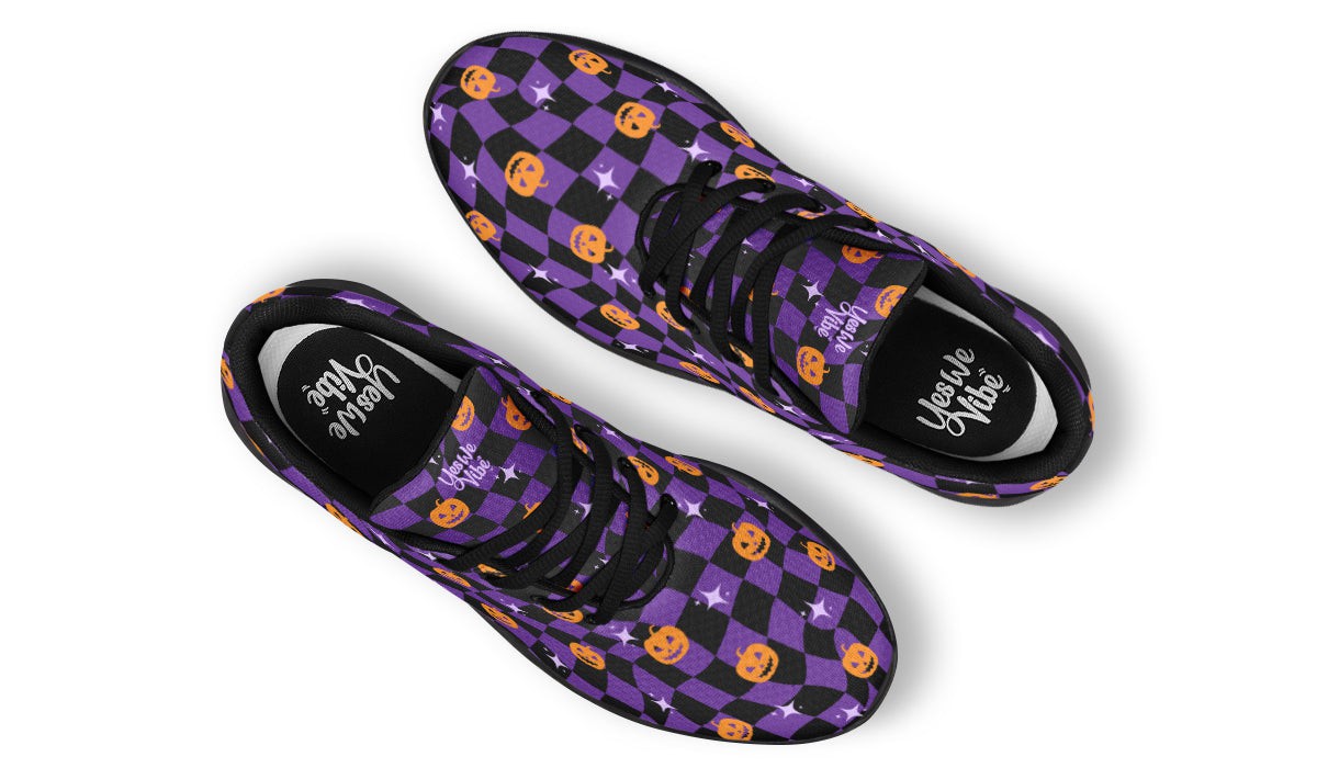 Halloween Distorted Checkered