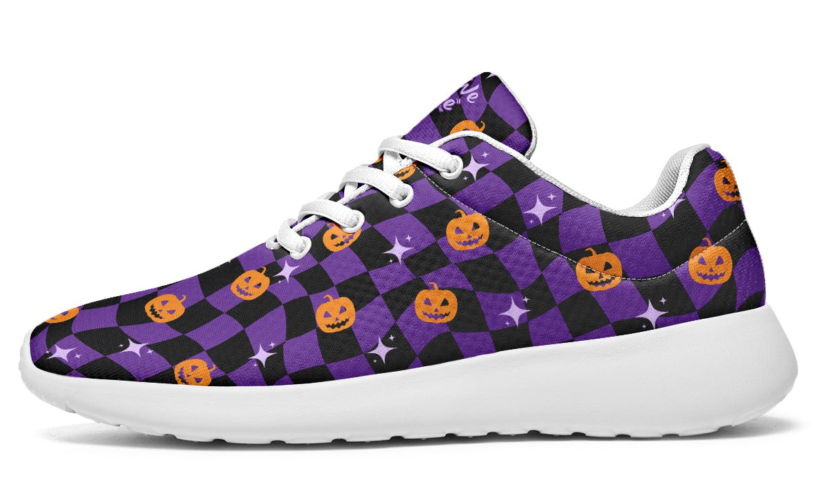 Halloween Distorted Checkered