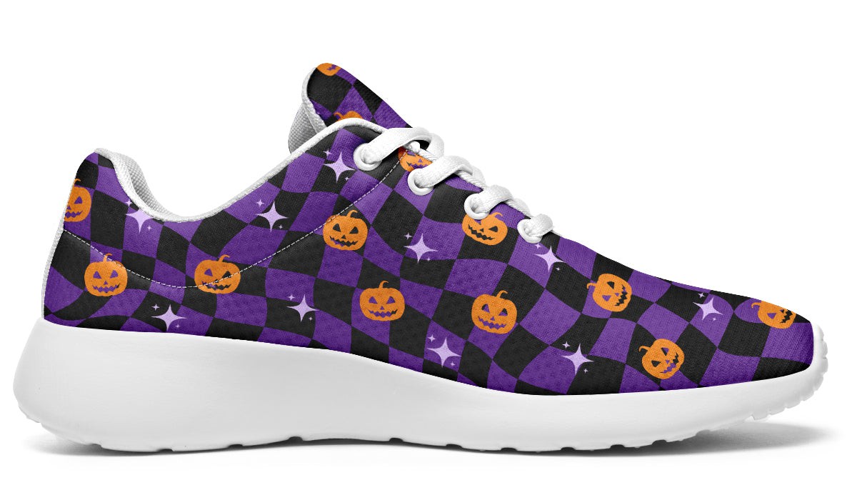 Halloween Distorted Checkered