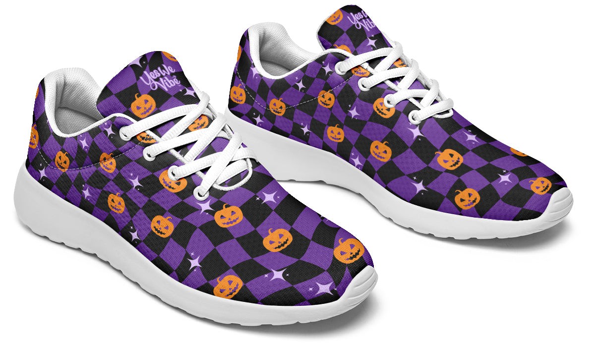 Halloween Distorted Checkered