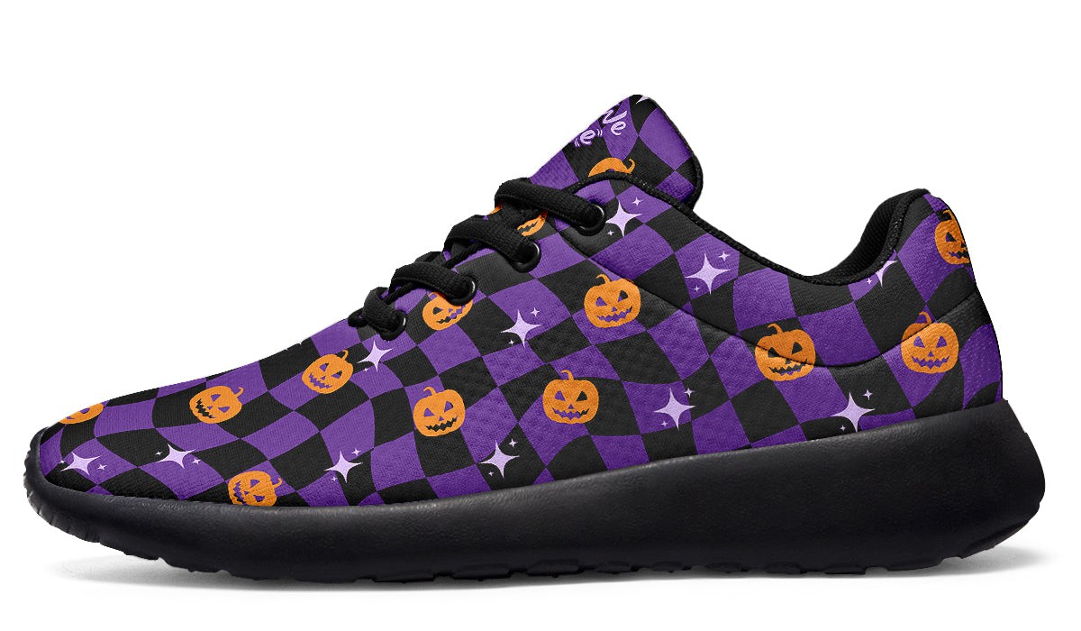 Halloween Distorted Checkered