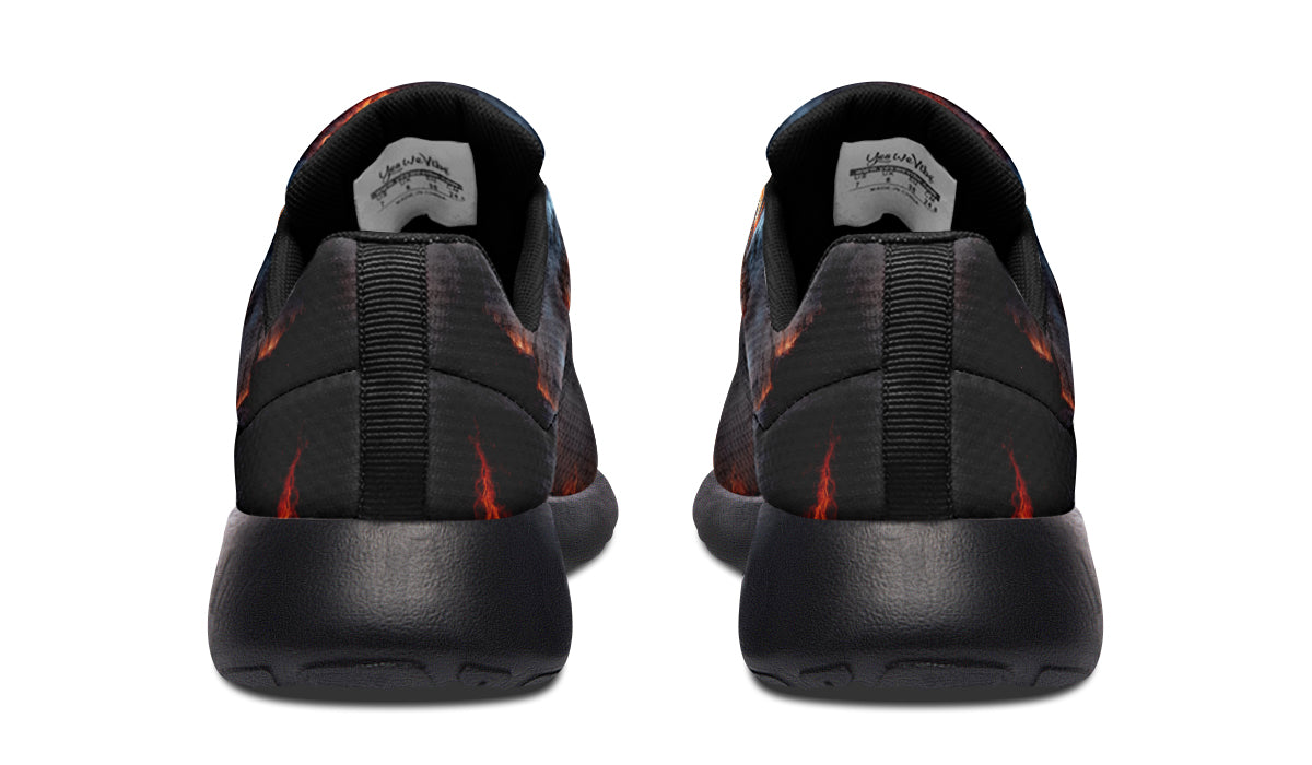 Hellfire Steed Under Blood Moon