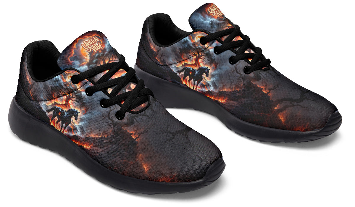 Hellfire Steed Under Blood Moon